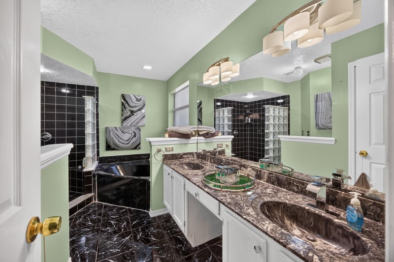 Primary bathroom with double vanity at 1346 Gately Ct, Jacksonville, FL 32225
