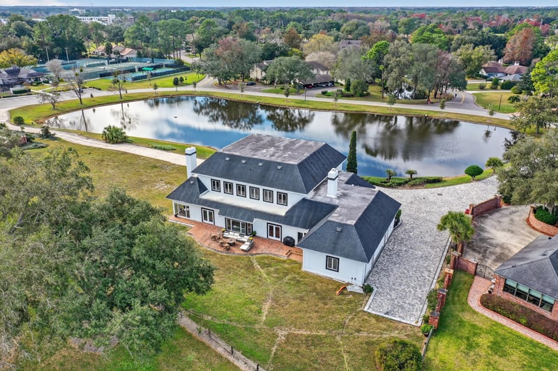 Backyard Aerial at 7987 Hollyridge Rd, Jacksonville, FL 32256