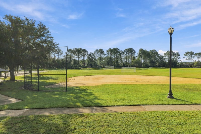 Community ball field in Murabella