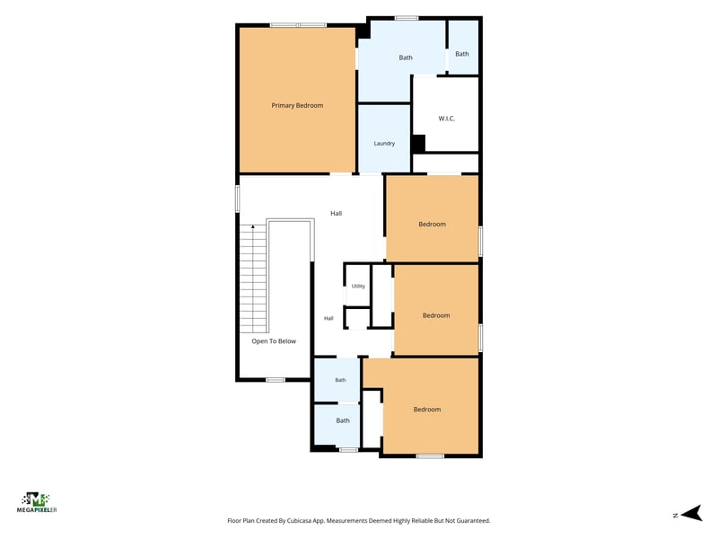 Floor plan 1 drawn by Megapixeler, Bluegrass Wy, St. Augustine