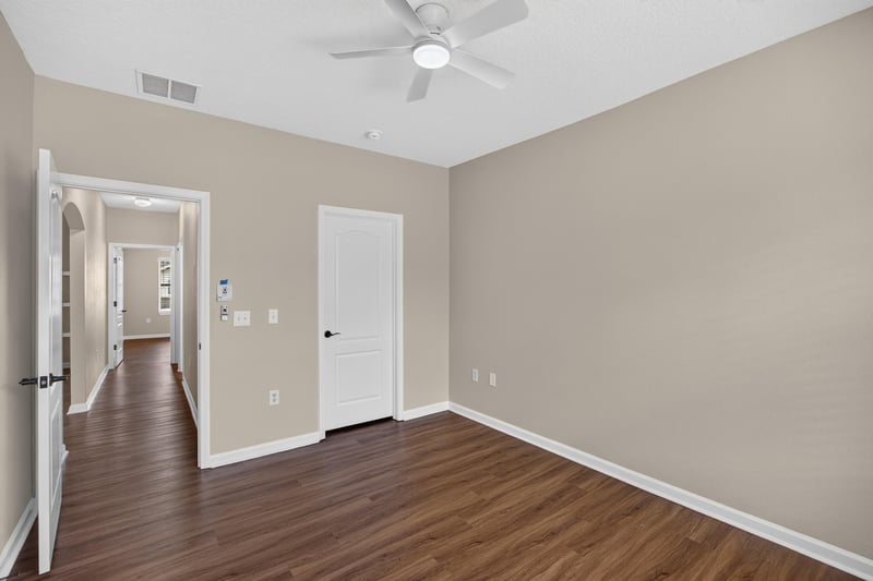 Hallway with multiple doors at 3750 Silver Bluff Blvd, Orange Park, FL