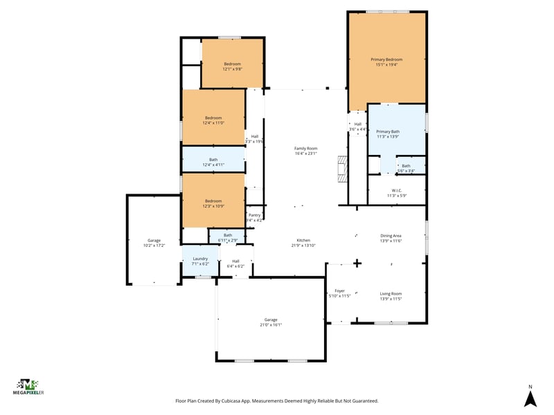 Floorplan at 4324 Rock Pigeon Lane, Middleburg, FL 32068