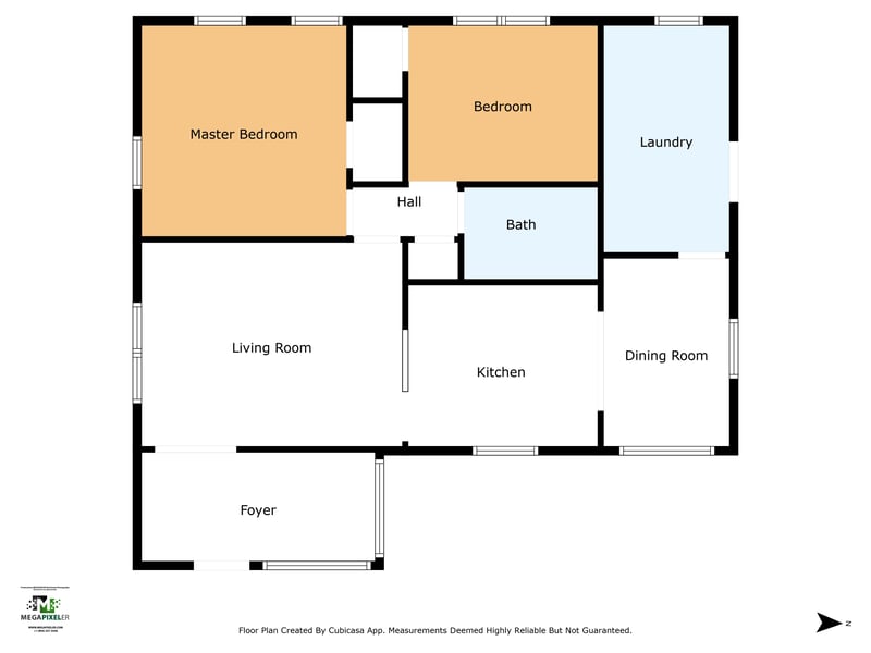 Floorplan at 1026 Dixon St, Jacksonville, FL 32254