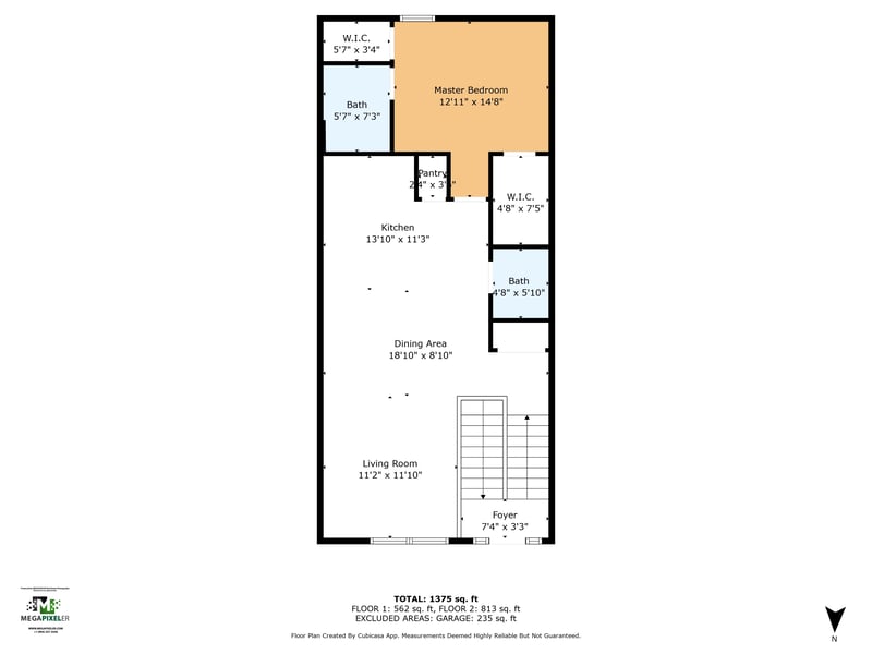 Floor plan 4 of 8336 Homeport Ct, Jacksonville, FL 32244
