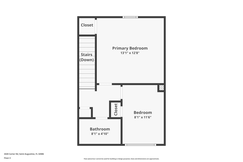 Floor plan 3 of 4420 Carter Rd apt 26, St. Augustine, FL 32086