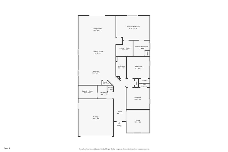 Floor plan 1 of 595 Los Alamos St, St. Augustine, FL 32095