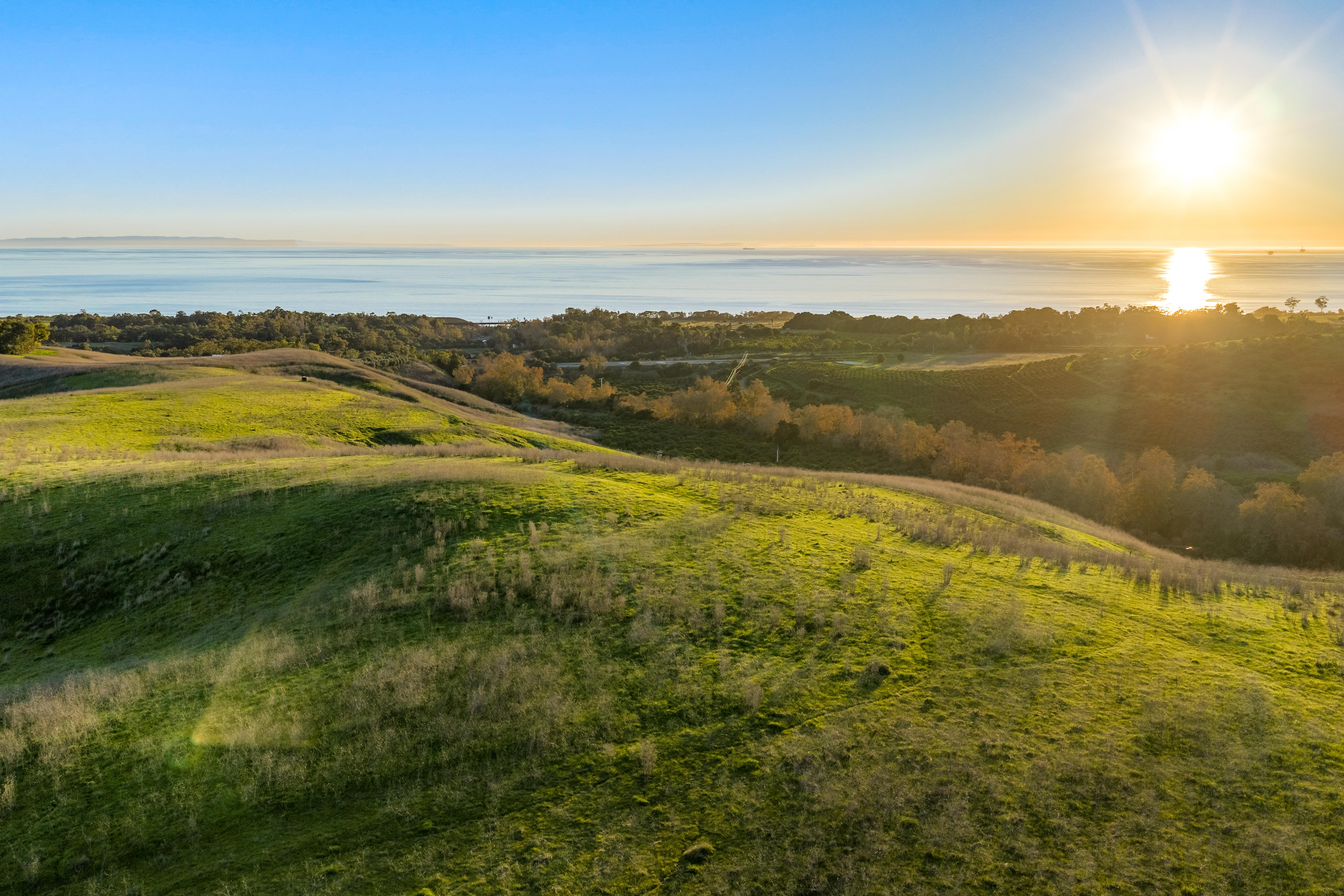 Professional real estate photography twilight exterior at Naples Access Rd, Goleta — luxury property photography near the American Riviera by VirTour Media