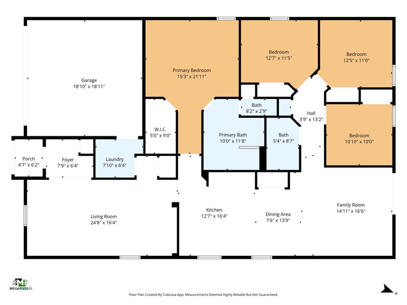 Floorplan at 12387 Anarania Dr, Jacksonville, FL 32220