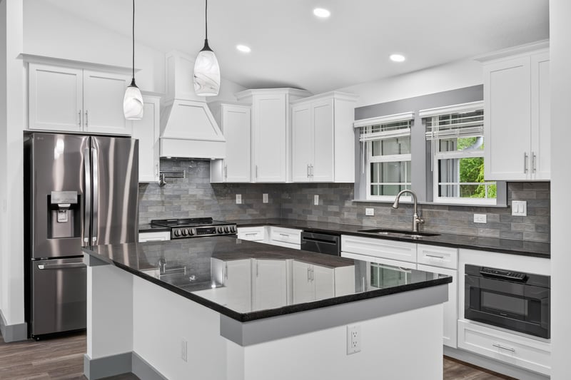 Kitchen island and cabinetry at 4800 Acacia St, Middleburg, FL 32068