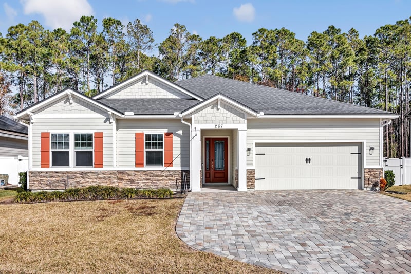 Front Elevation at 267 Downs Corner Rd, St. Augustine, FL 32092