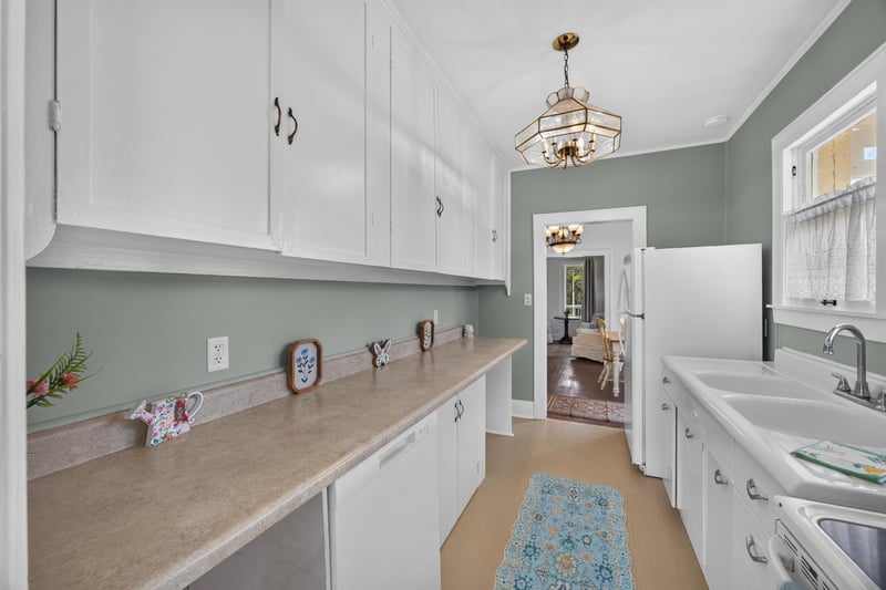 Kitchen counter and sink at 101 N Lake St, Crescent City, FL