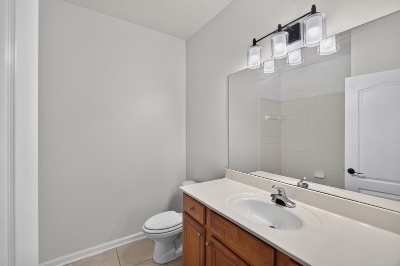Bathroom vanity with light fixture at 3750 Silver Bluff Blvd, Orange Park, FL