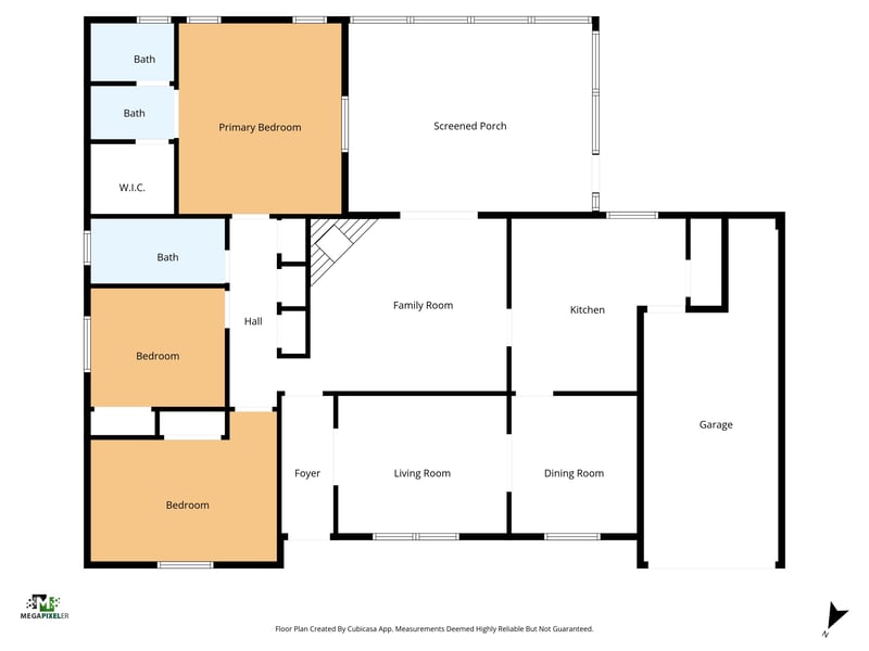 Floor plan 1 of 3570 Grassy Ride Dr, Jacksonville, FL 32223