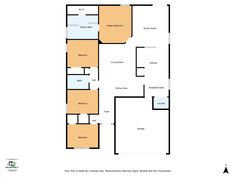 Floor plan 1 of 1374 Brookgreen Way, Orange Park, FL 32003