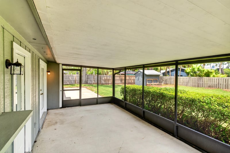 Screened Porch at 622 Valley Forge Rd N, Neptune Beach, FL 32266