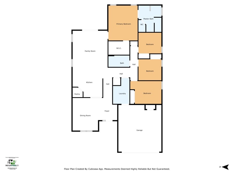 Floor plan 1 of 631 Sunny Stroll Dr, Middleburg, FL 32068