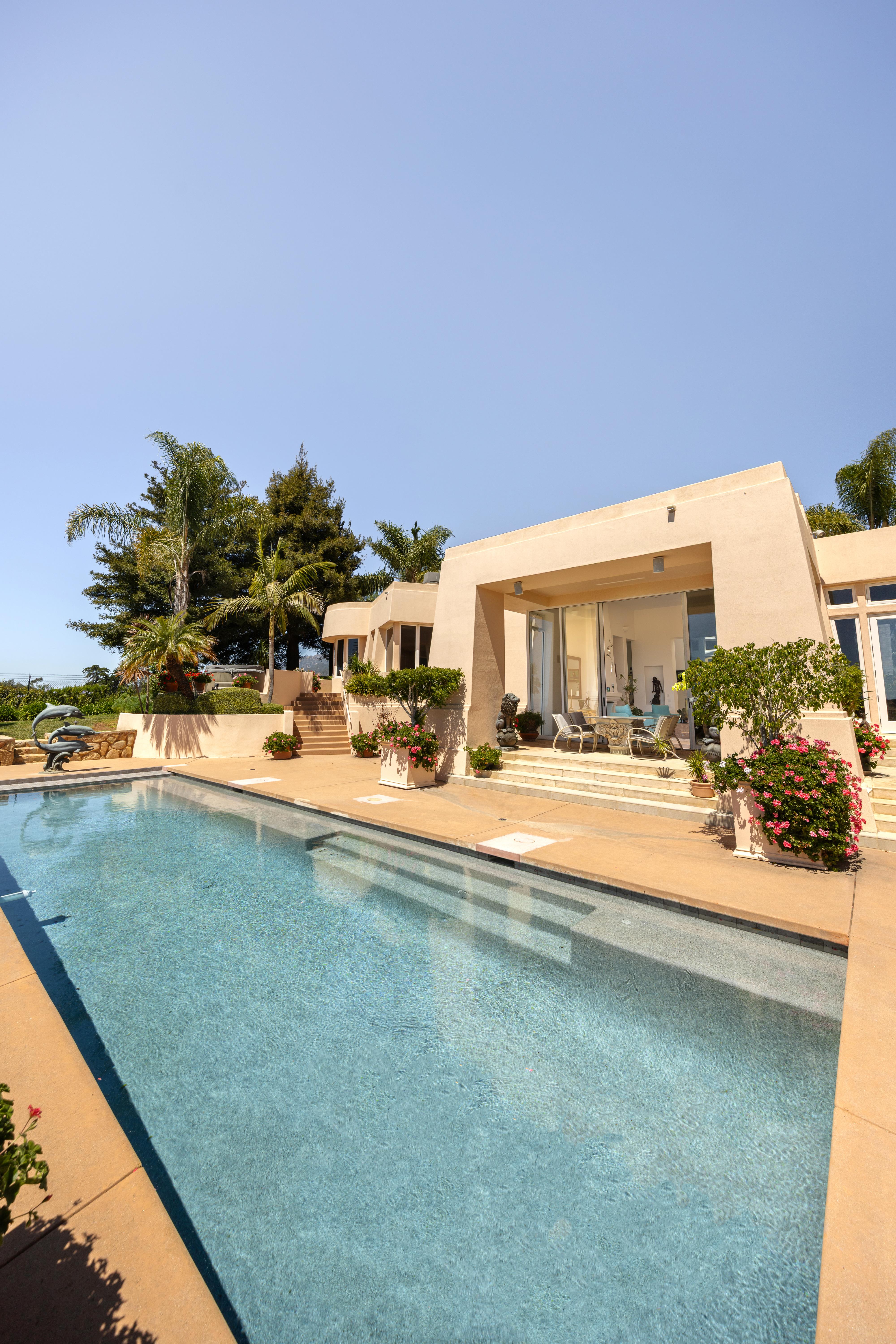 Real estate video production still frame from 11 Hunt Drive Santa Barbara — cinematic property tour by VirTour Media
