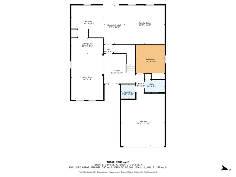 Floor plan 1 of 6054 Chestnut Gelding Ln, Jacksonville, FL 32234