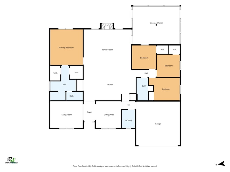 Floor plan 1 drawn by Megapixeler, GUARDED Way, Fleming Island