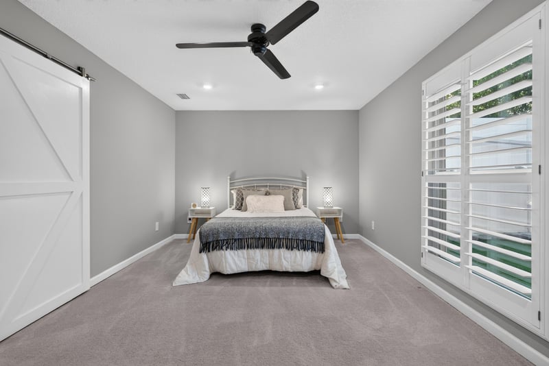 Bedroom second angle, photographed by Megapixeler on Birch Run E, Orange Park