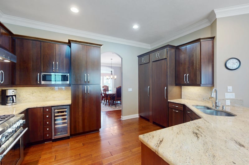 Kitchen Showing Fridge at 1035 W Dorchester Dr, Fruit Cove, FL 32259