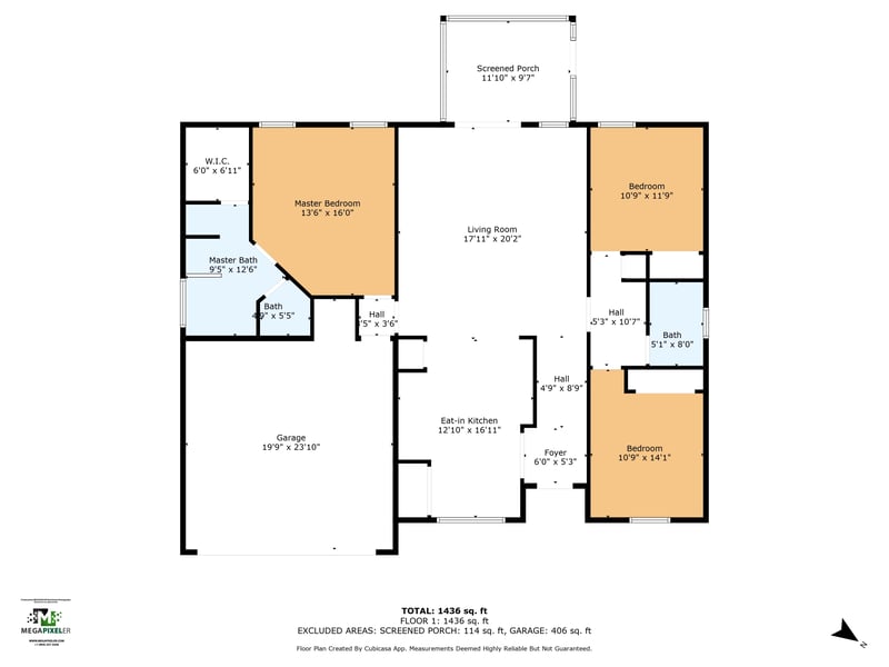 Floorplan at 3808 Falcon Crest Dr, Green Cove Springs, FL 32043