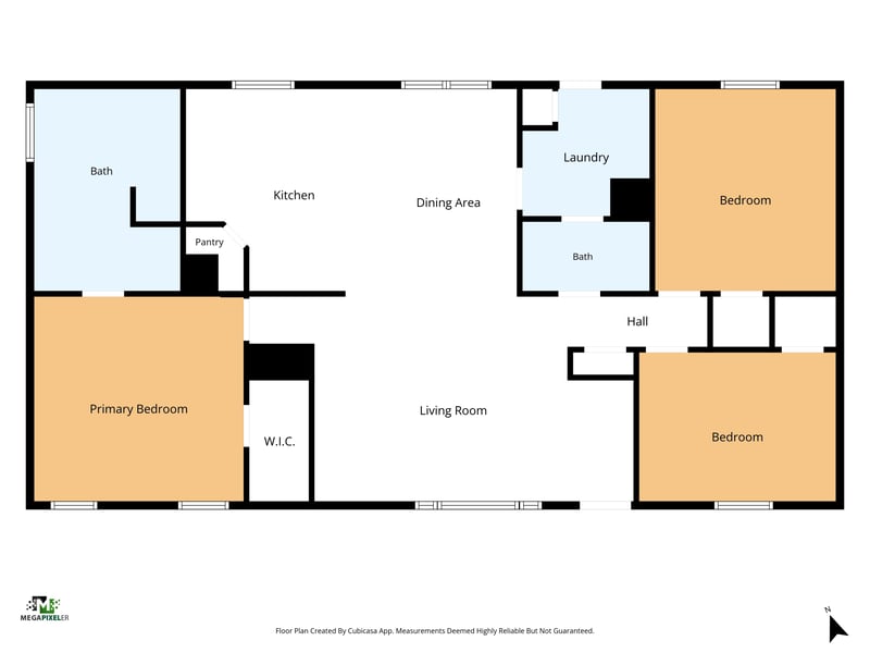 Floor plan 1 drawn by Megapixeler, Coach Park Dr, Jacksonville