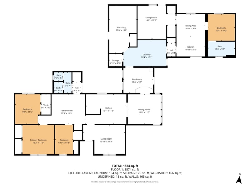 Floorplan at 5975 111th St, Jacksonville, FL 32244