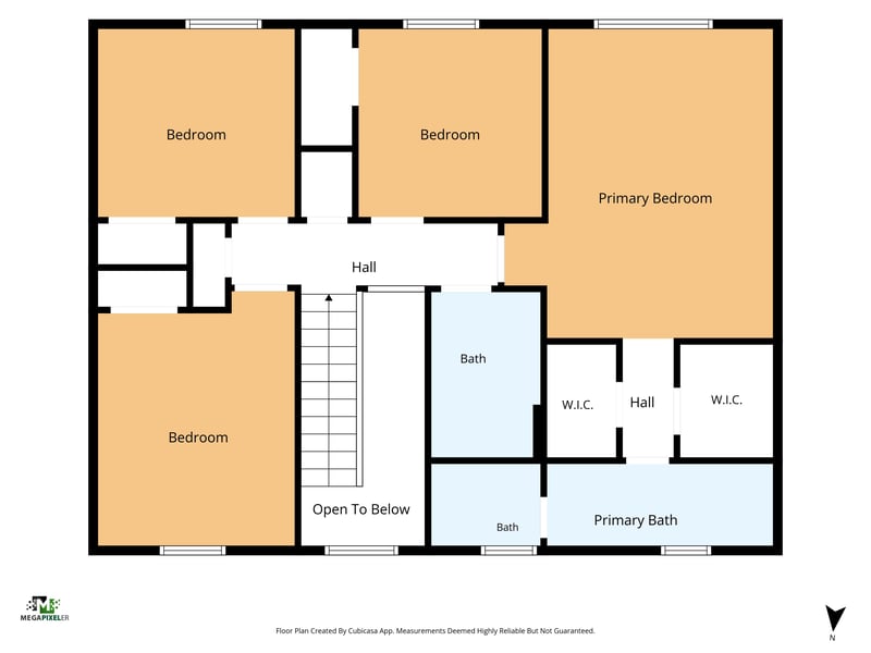 Floor plan 2 drawn by Megapixeler, Glenn Hollow Ct, Jacksonville
