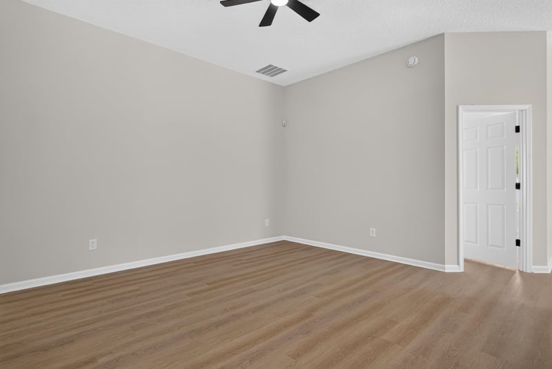 Empty room with closet door at 224 Pine Arbor Cir, St. Augustine, FL 32084