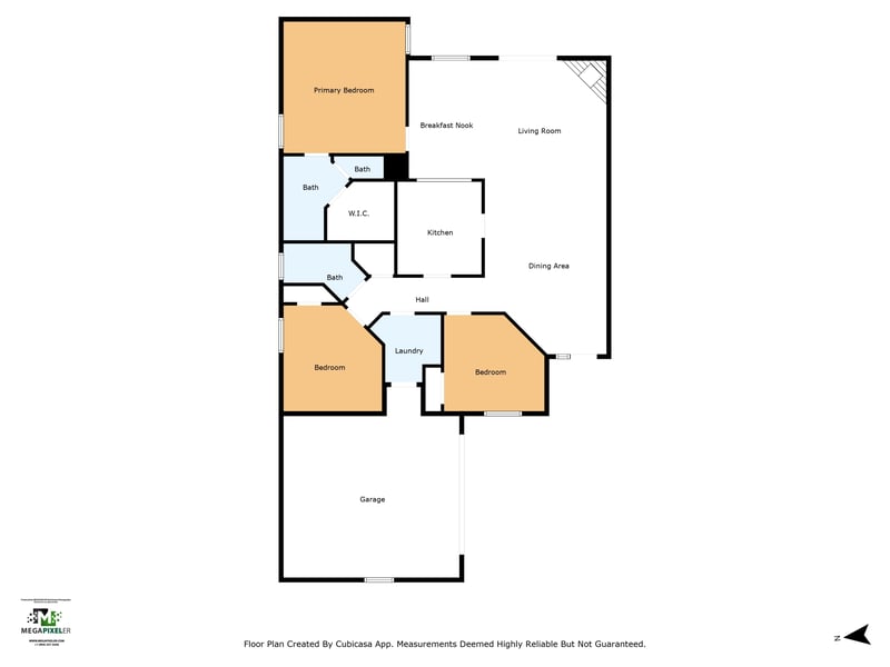 Floorplan at 3805 Tallcott Dr, Jacksonville, FL 32246