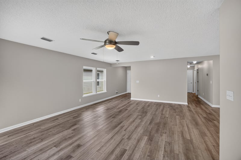 Living Room & Dining Room at 8108 Windmill Way, Jacksonville, FL 32222