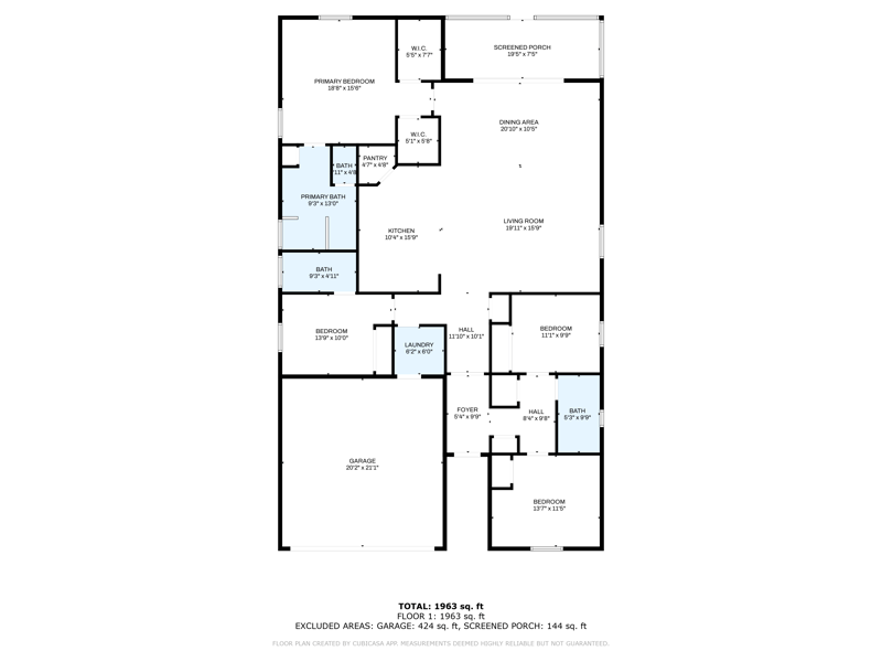 Floor plan 1 of 7224 Blairton Wy, Jacksonville, FL 32222