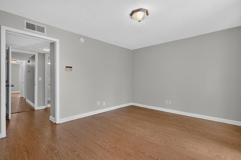 Hallway view toward kitchen at 3866 Campenero Ct unit 6, Jacksonville, FL 32217