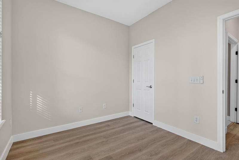 Hallway with closet door outside second bedroom at 11251 Campfield Dr unit 1202, Jacksonville, FL 32256