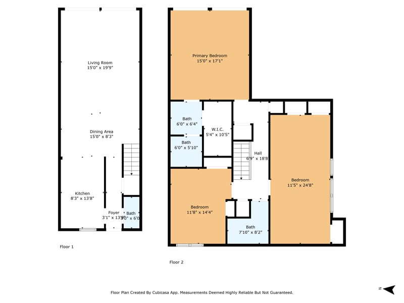 Floor plan 5 of 2100 Ocean Dr S ph 2, Jacksonville Beach, FL 32250