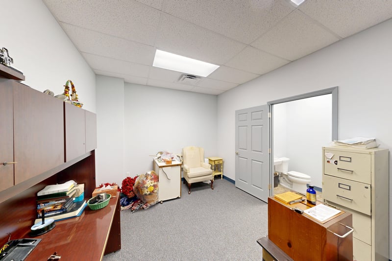 Office with filing cabinets and desk at 1038 County Rd 315, Melrose