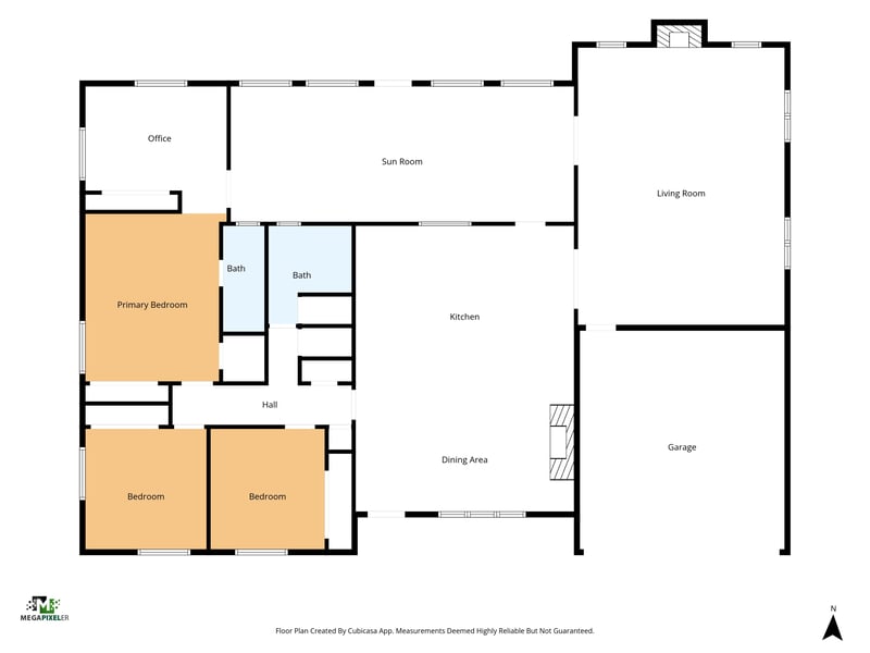 Floor plan 1 drawn by Megapixeler, Ovella Rd, Jacksonville