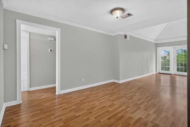 Room with doorway and wood floor at 3866 Campenero Ct unit 6, Jacksonville, FL 32217