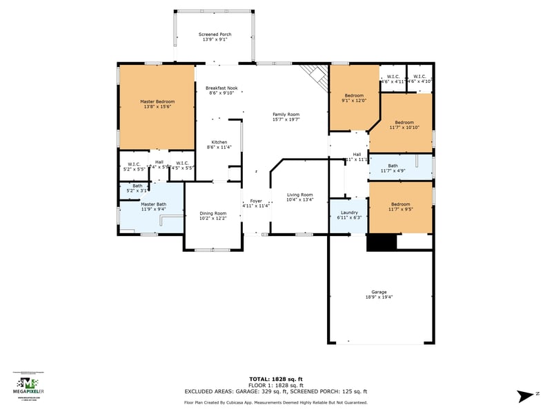 Floor plan 2 of 10907 Taurina Ridge Dr, Jacksonville, FL 32218