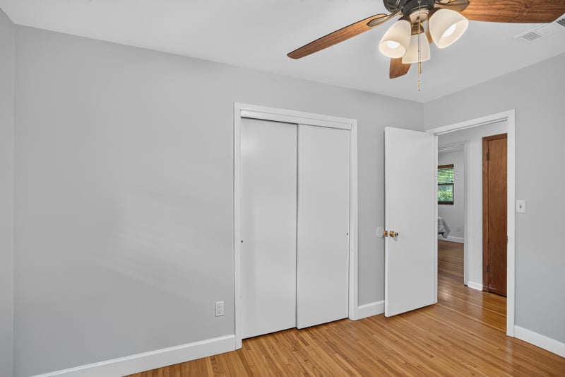 Hallway closet doors at 1847 Grove Park Dr, Orange Park, FL