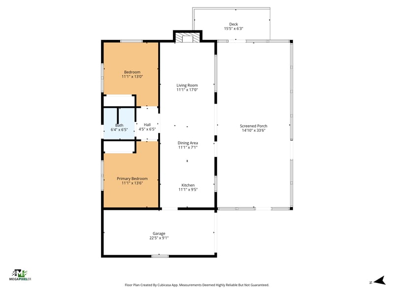 Floorplan at 5857 White Sands Rd, Keystone Heights, FL 32656