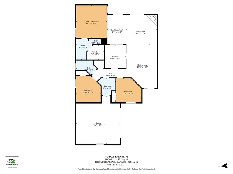 Floor plan 1 of 3805 Tallcott Dr, Jacksonville, FL 32246