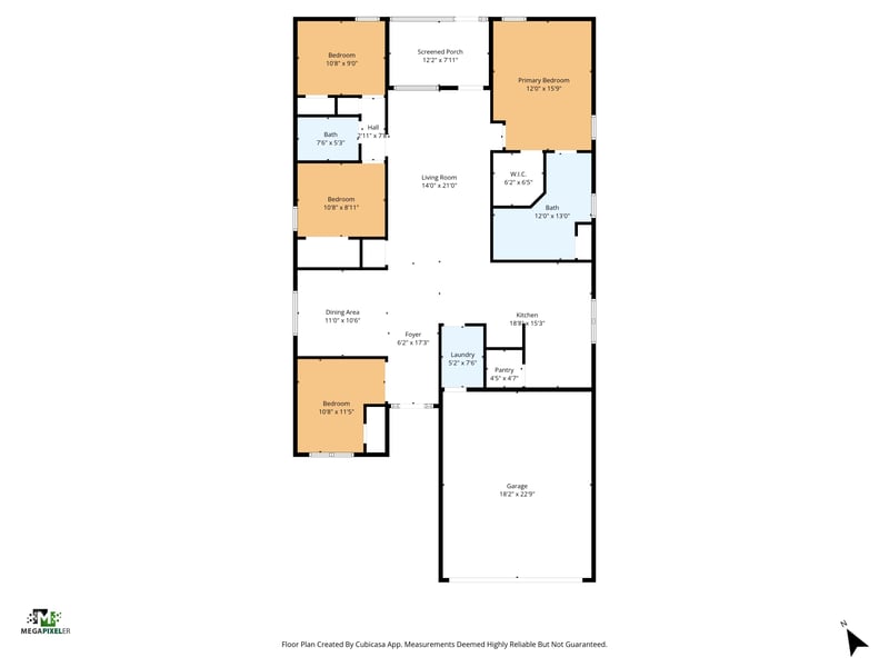 Floor plan 1 of 244 Bird of Paradise Dr, Palm Coast, FL 32137