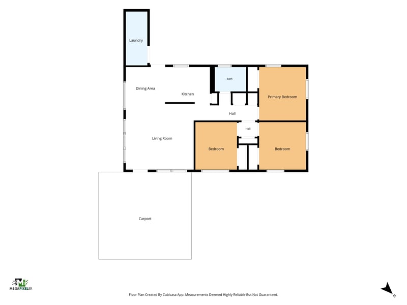 Floor plan 1 drawn by Megapixeler, Montmarte Dr, Jacksonville