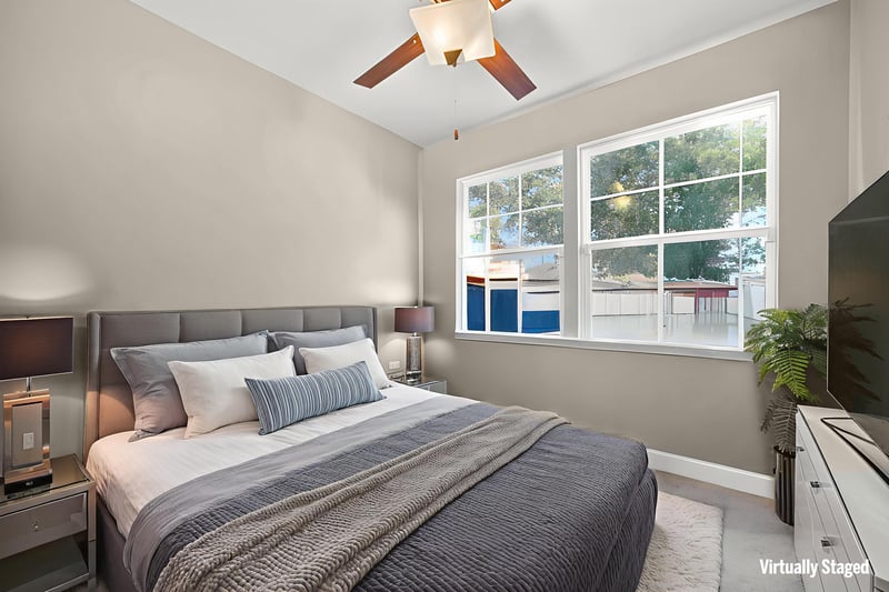 Bedroom 3 - Virtually Staged at 6308 Thatcher, Jacksonville, FL 32222