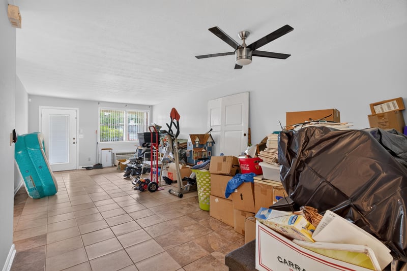 Open room with boxes and natural light at 5745 110th St, Jacksonville, FL 32244