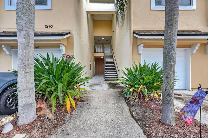 Entrance Stairs at 209 Larkin Pl unit 102, St. Johns, FL 32259