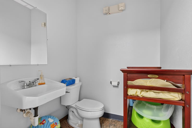 Bathroom with sink and toilet at 1038 County Rd 315, Melrose