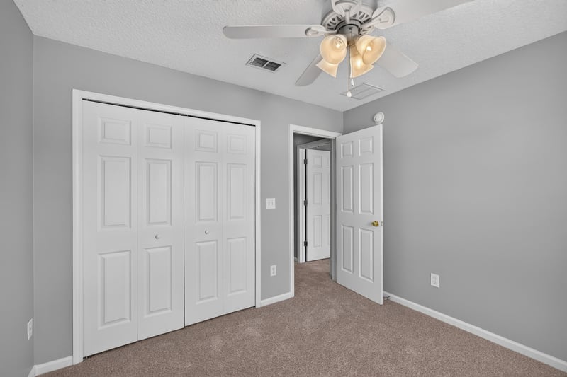 Bedroom closet doors at 470 Sparrow Branch Cir, Jacksonville, FL 32259